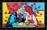 DINNER DATE -  Mixed Media Original