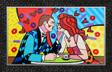 DINNER DATE -  Mixed Media Original