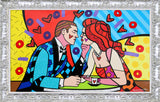 DINNER DATE -  Mixed Media Original