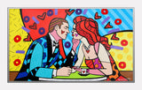 DINNER DATE -  Mixed Media Original