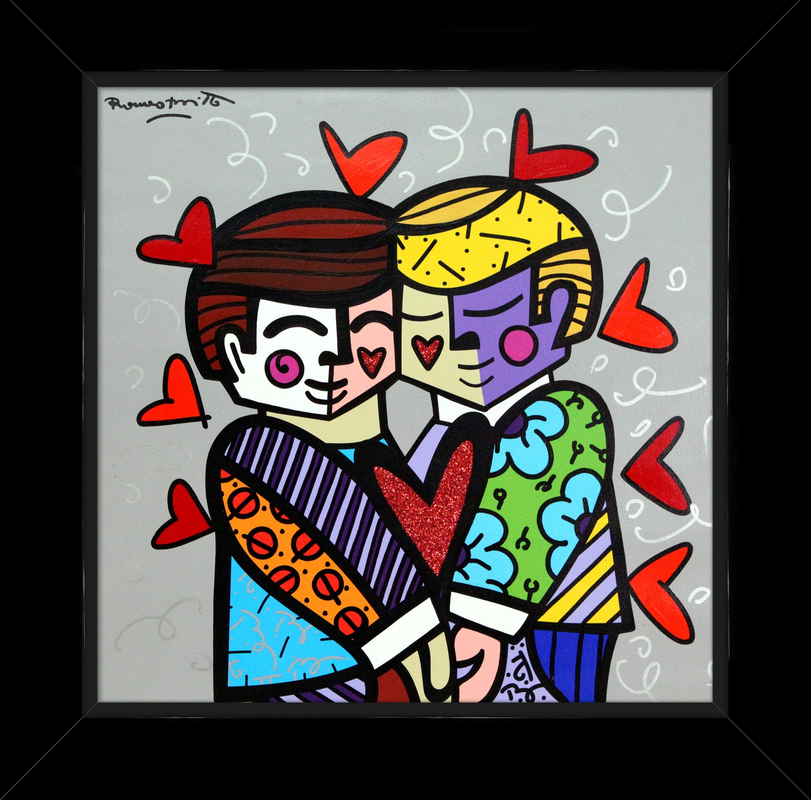 BEST FRIENDS - Mixed Media Original