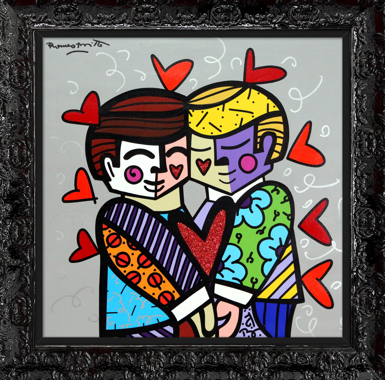 BEST FRIENDS - Mixed Media Original