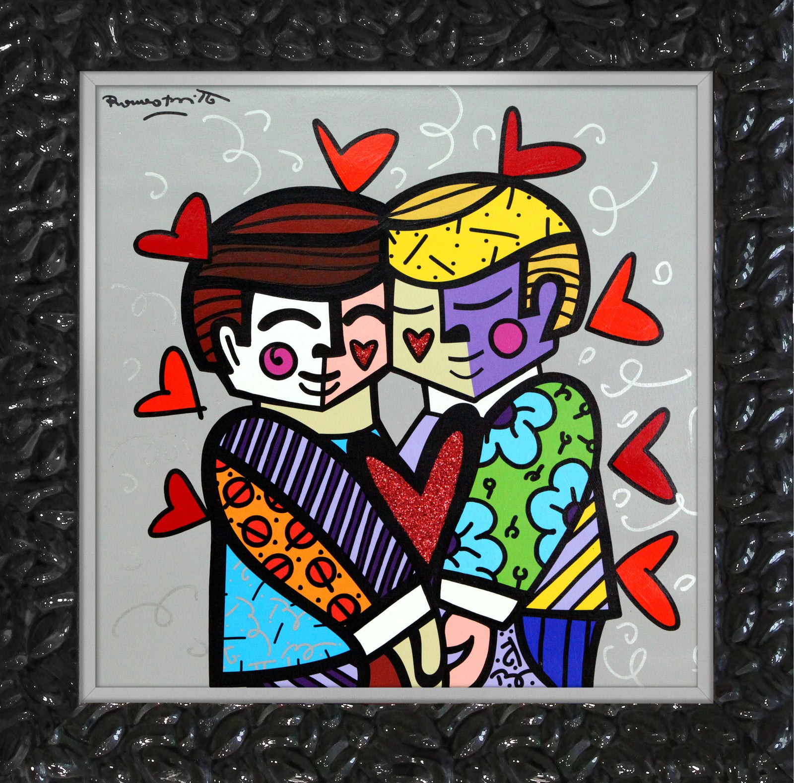 BEST FRIENDS - Mixed Media Original