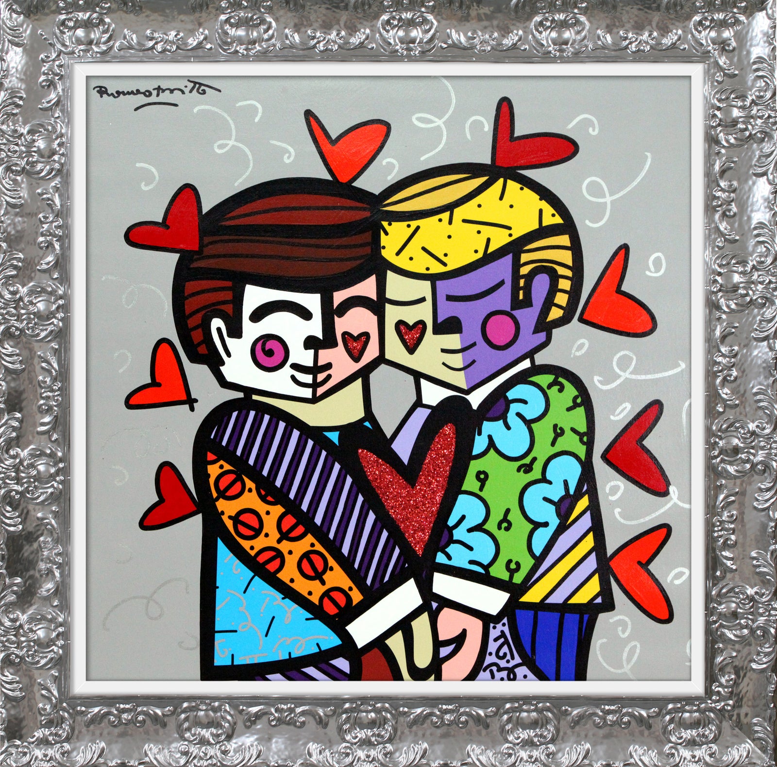 BEST FRIENDS - Mixed Media Original