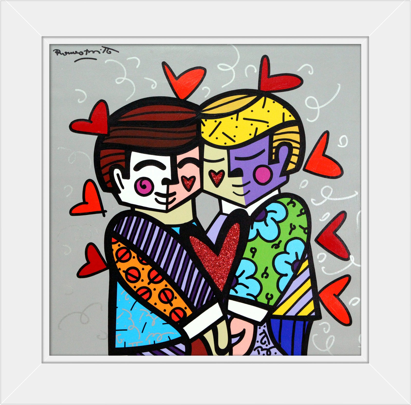 BEST FRIENDS - Mixed Media Original