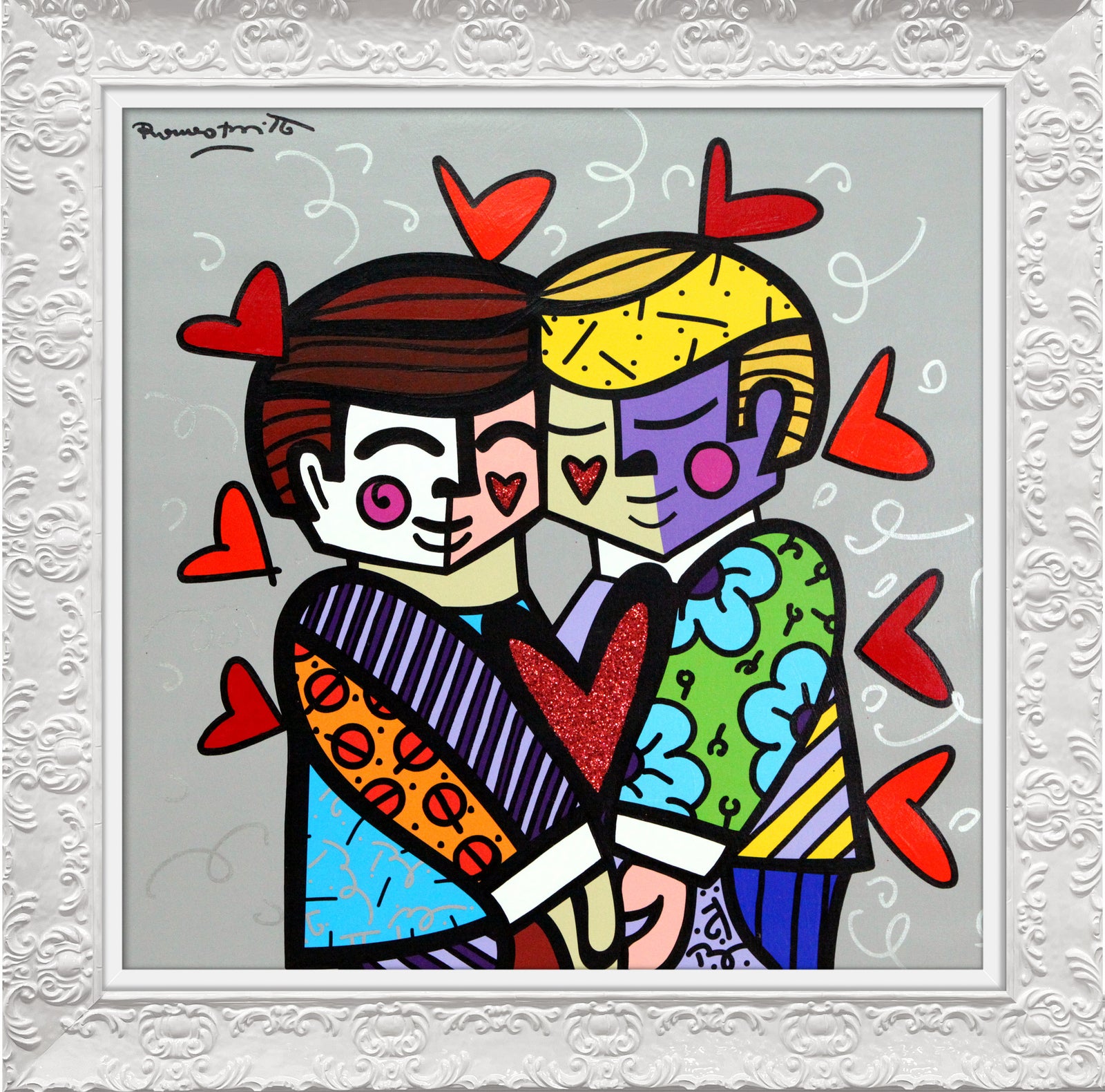 BEST FRIENDS - Mixed Media Original