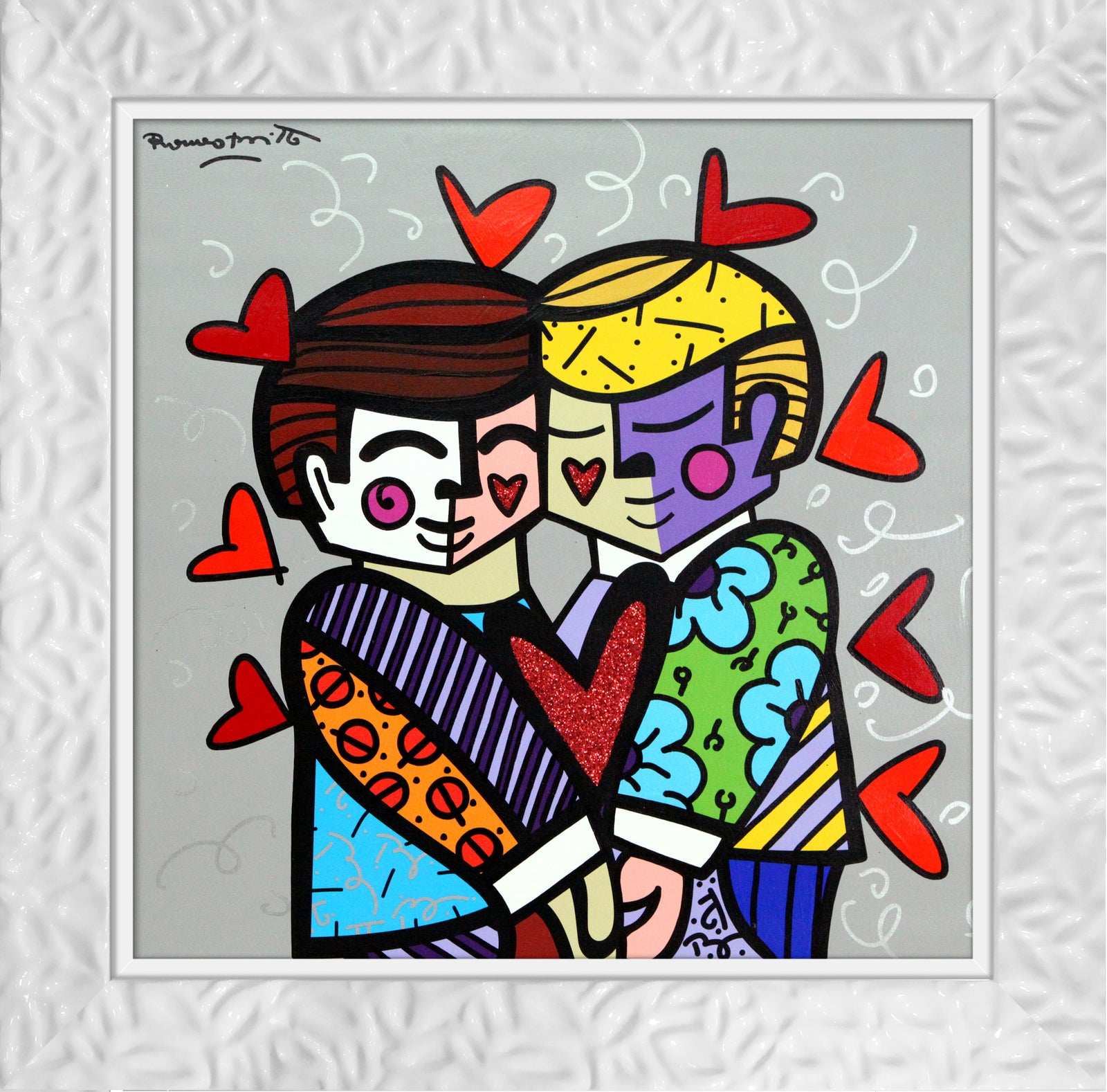 BEST FRIENDS - Mixed Media Original