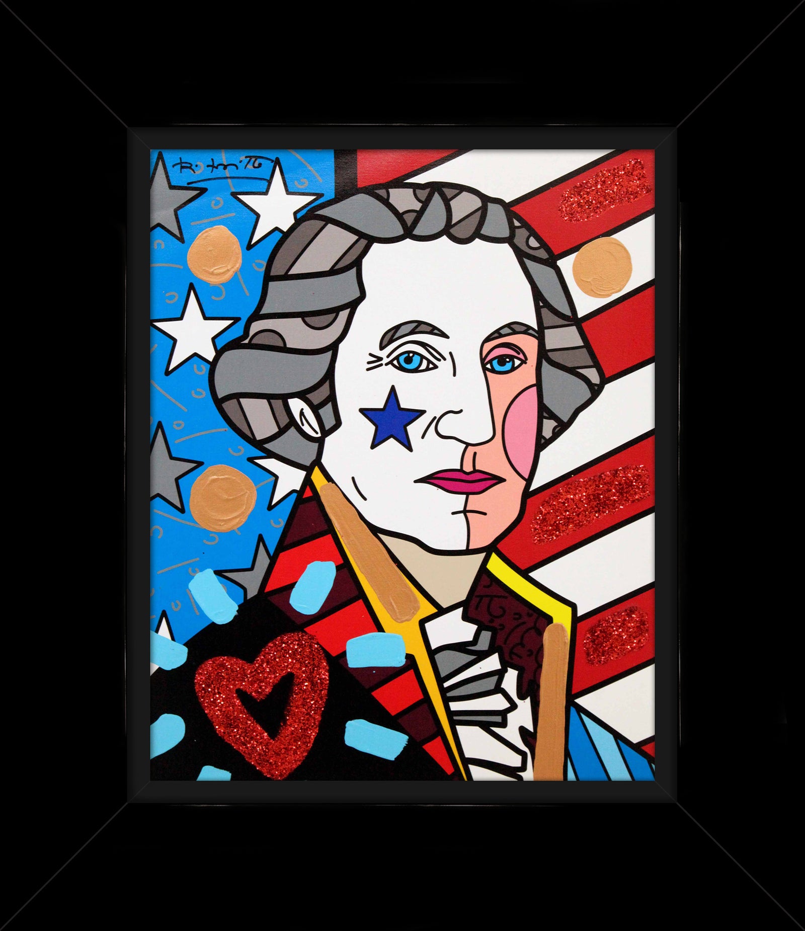 George Washington - Mixed Media Original