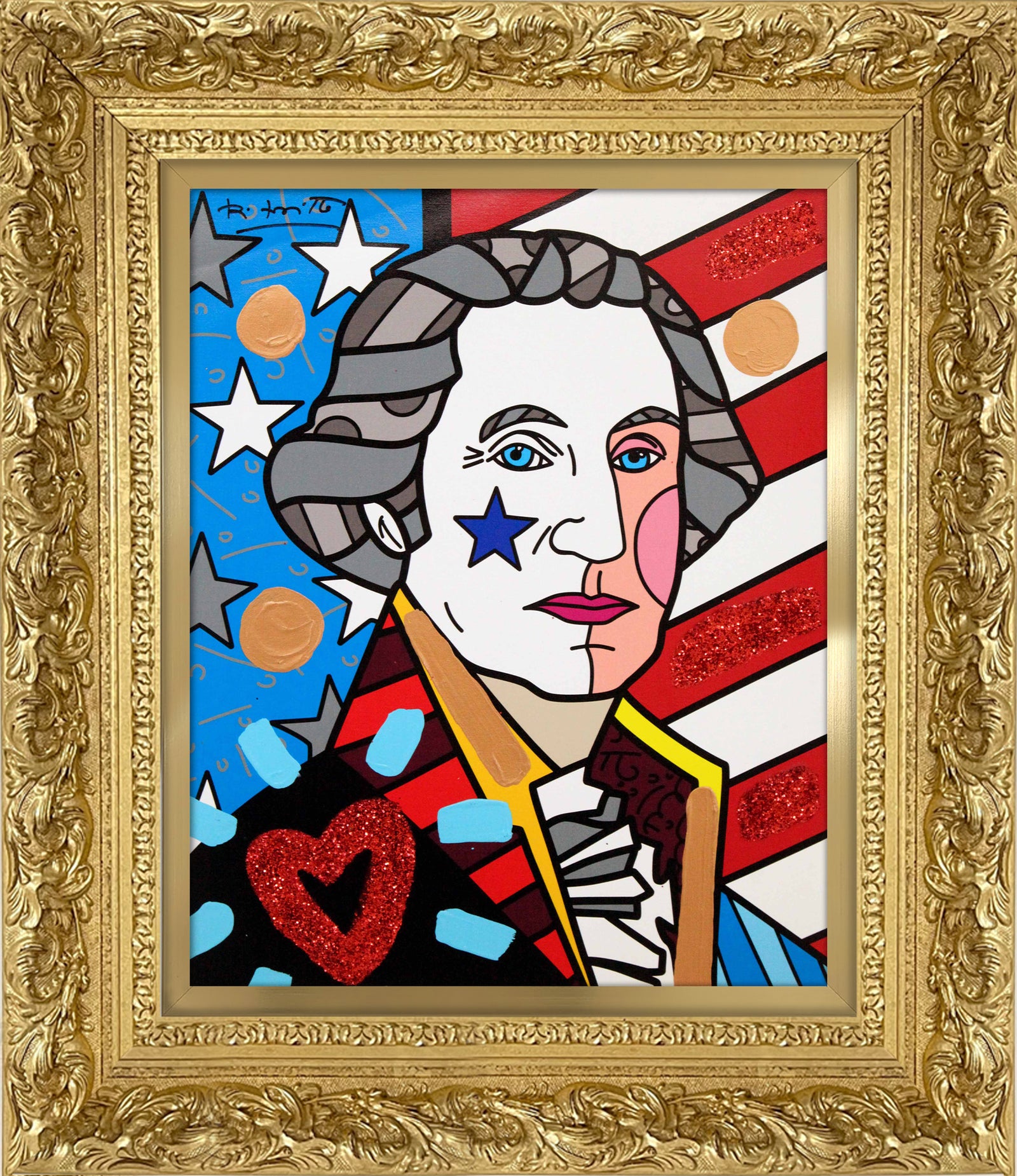 George Washington - Mixed Media Original