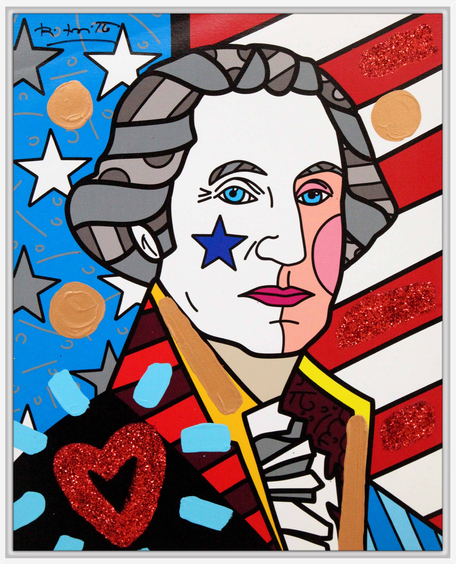 George Washington - Mixed Media Original