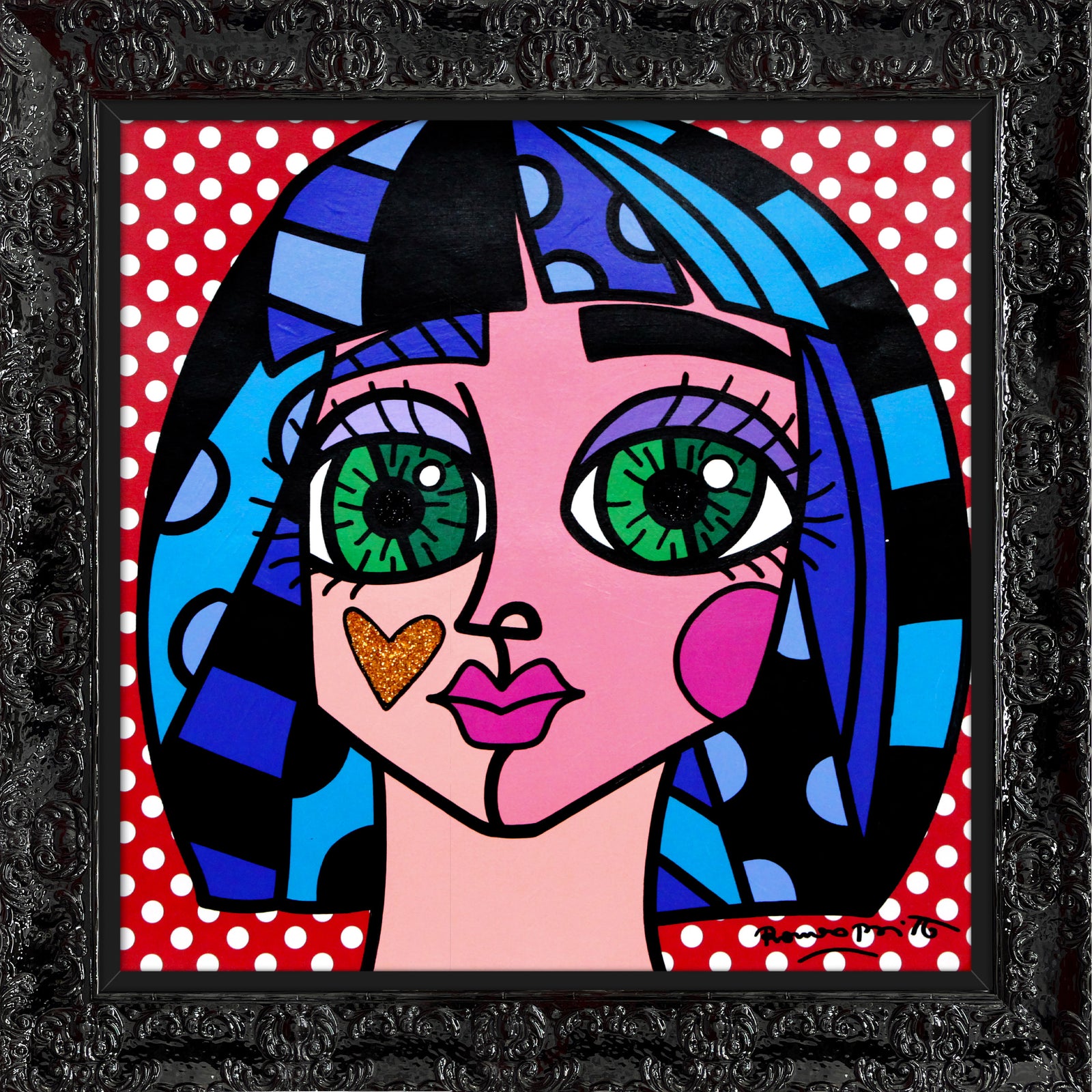 WHITE DOTS - Original Painting