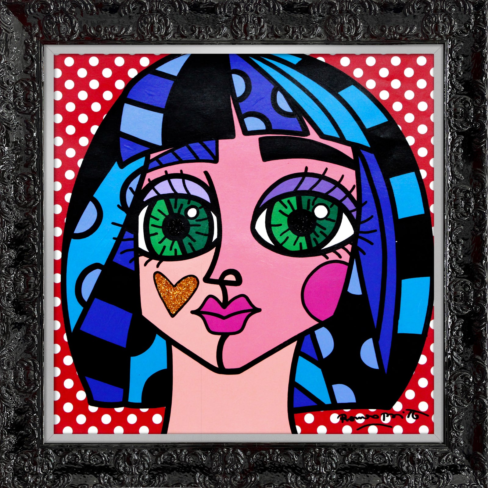 WHITE DOTS - Original Painting