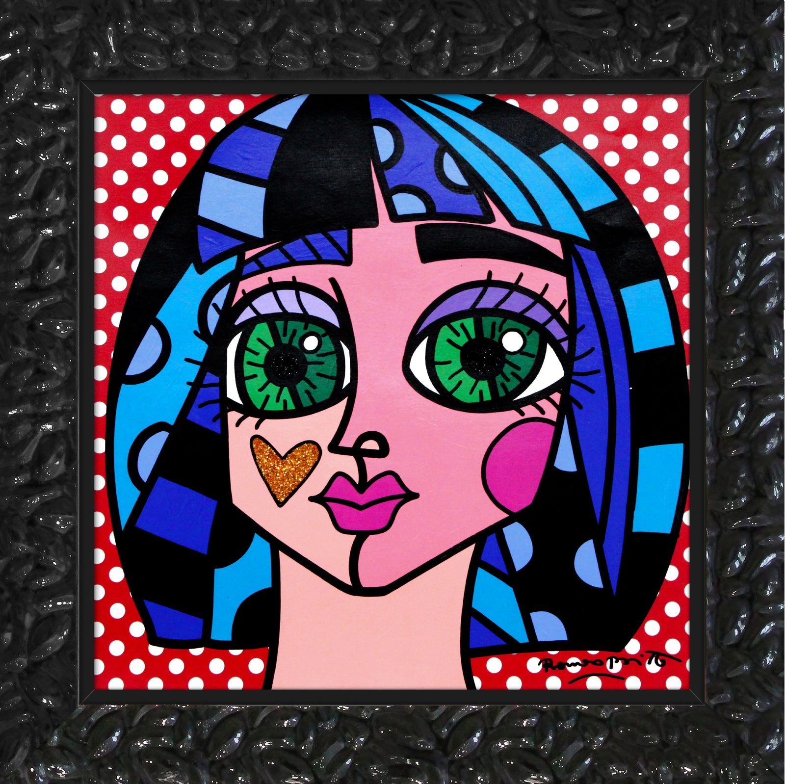 WHITE DOTS - Original Painting