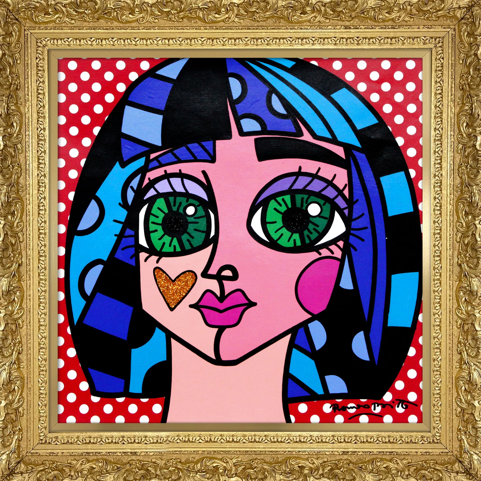 WHITE DOTS - Original Painting