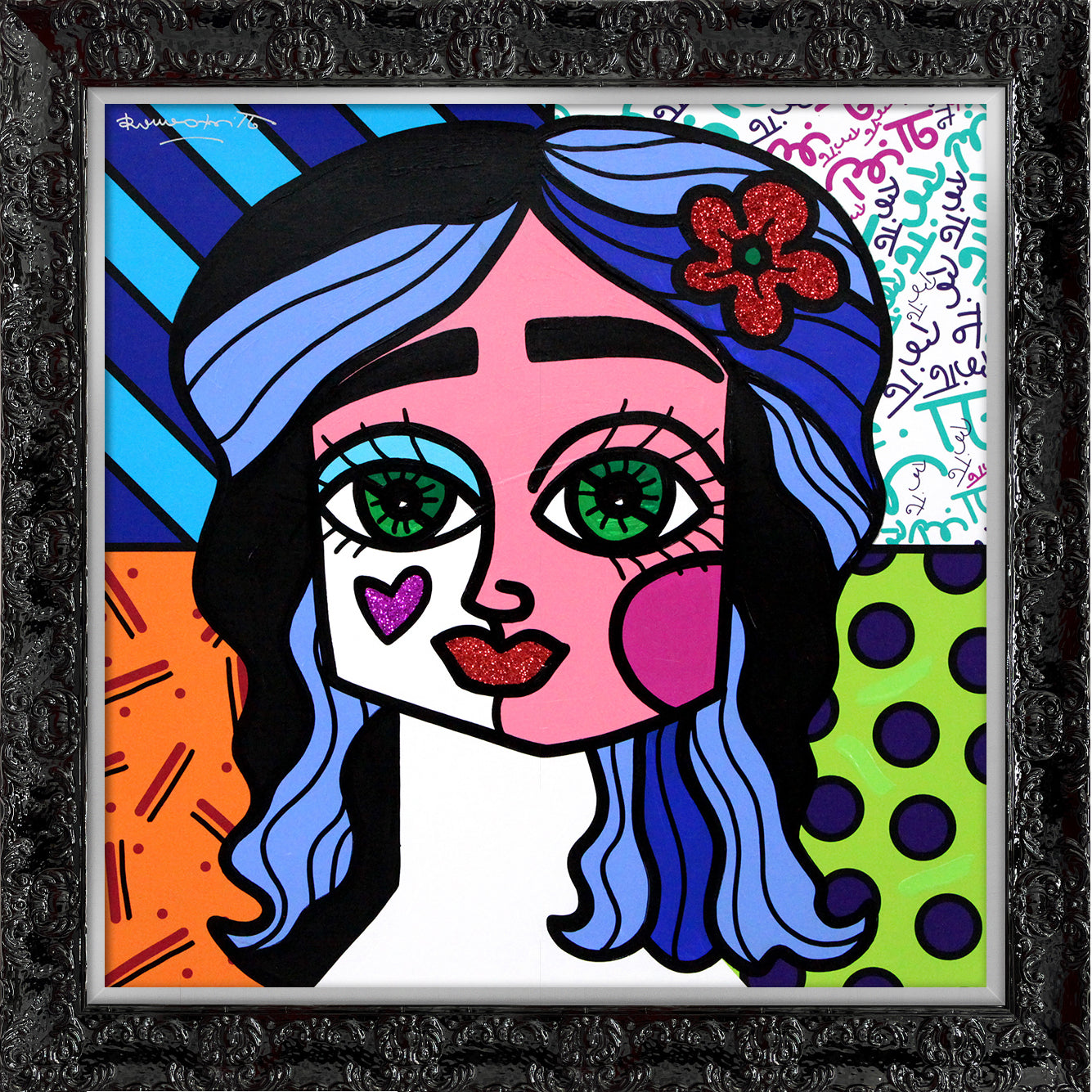 RED FLOWER - Original Painting