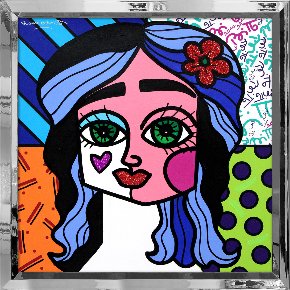 RED FLOWER - Original Painting