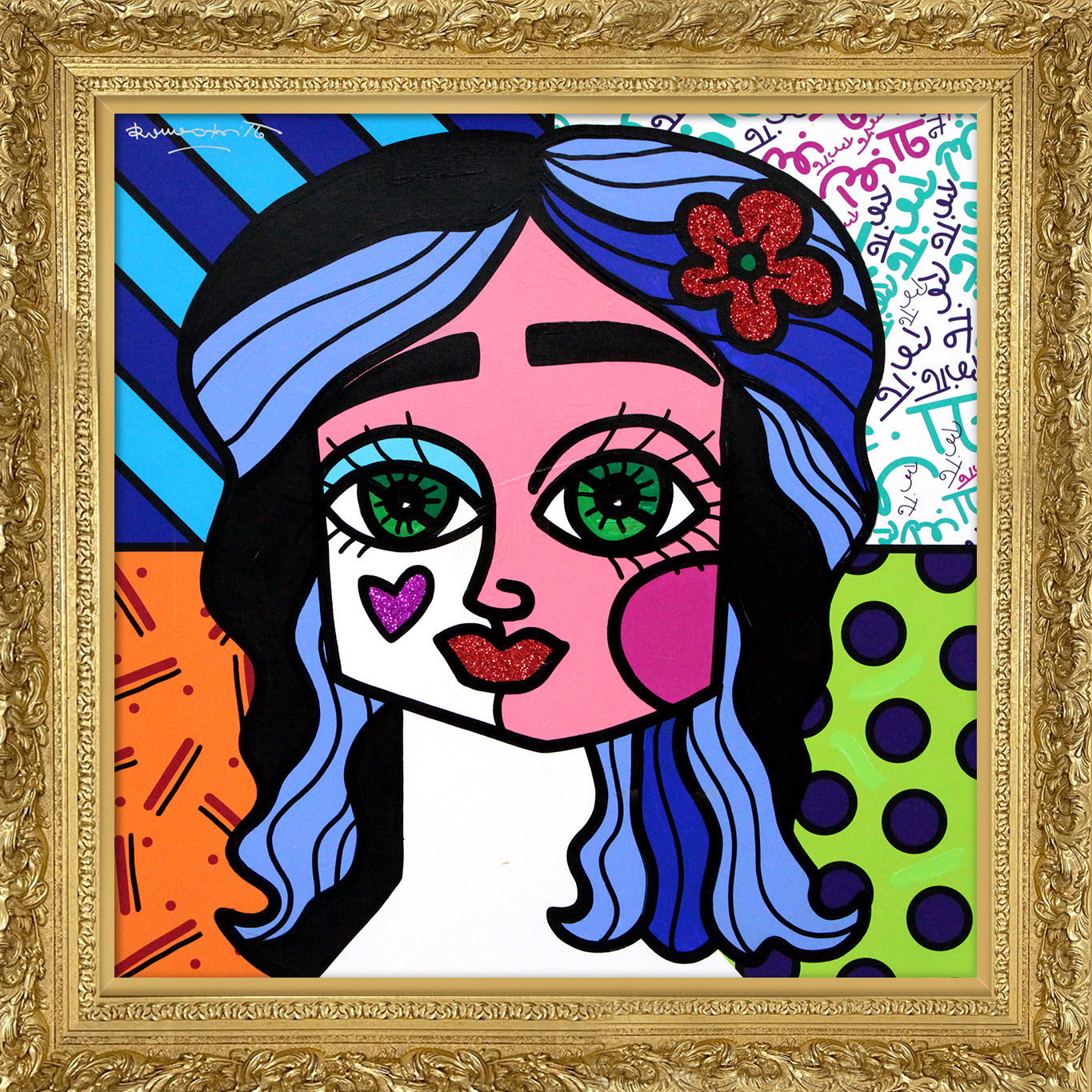 RED FLOWER - Original Painting