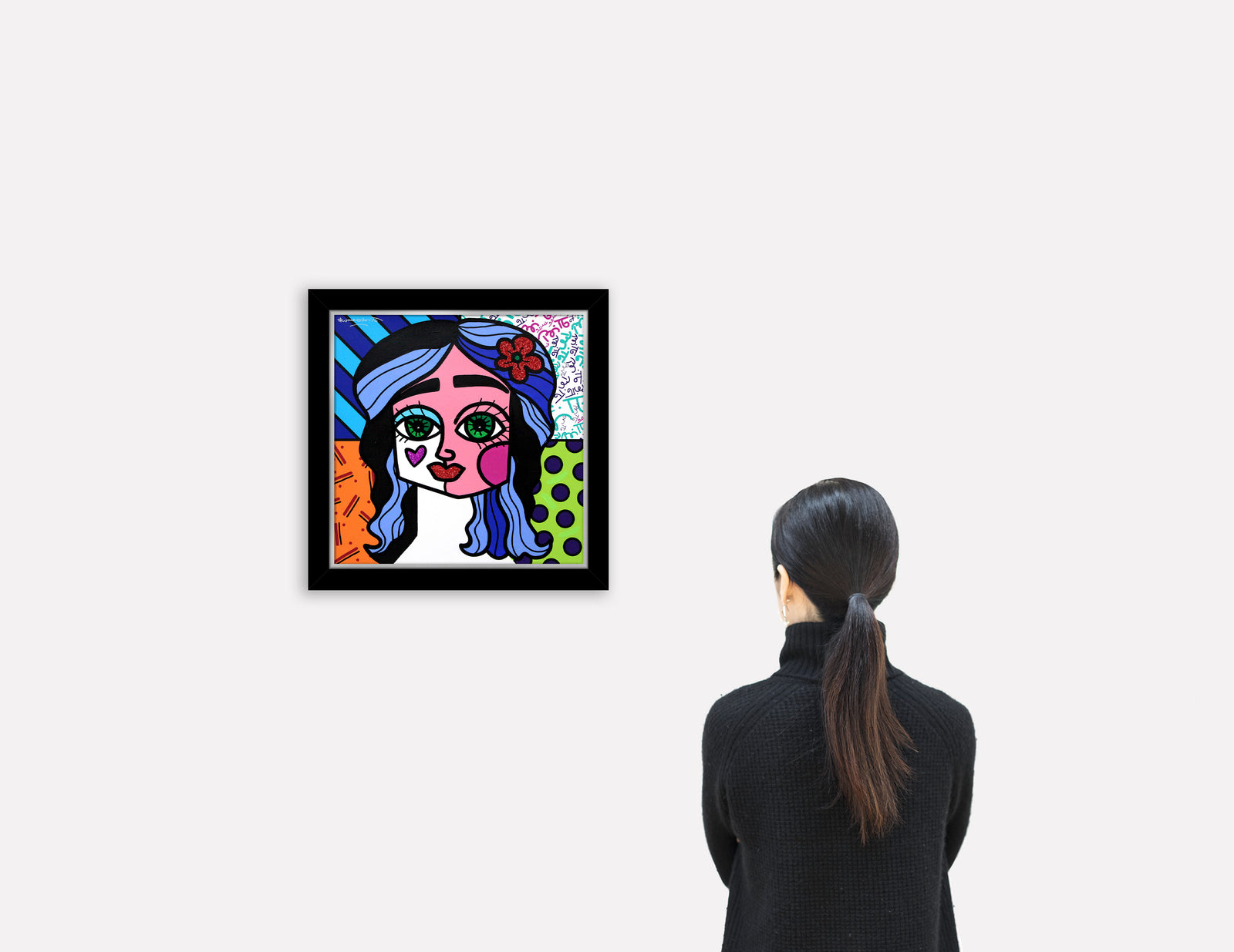 RED FLOWER - Original Painting