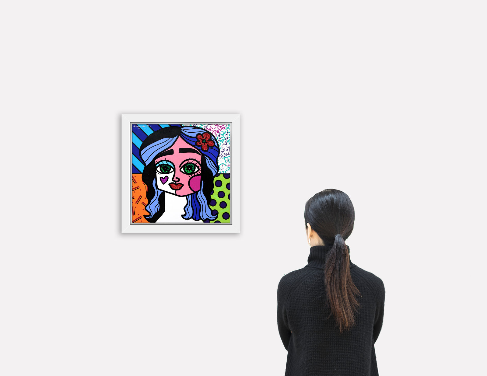 RED FLOWER - Original Painting