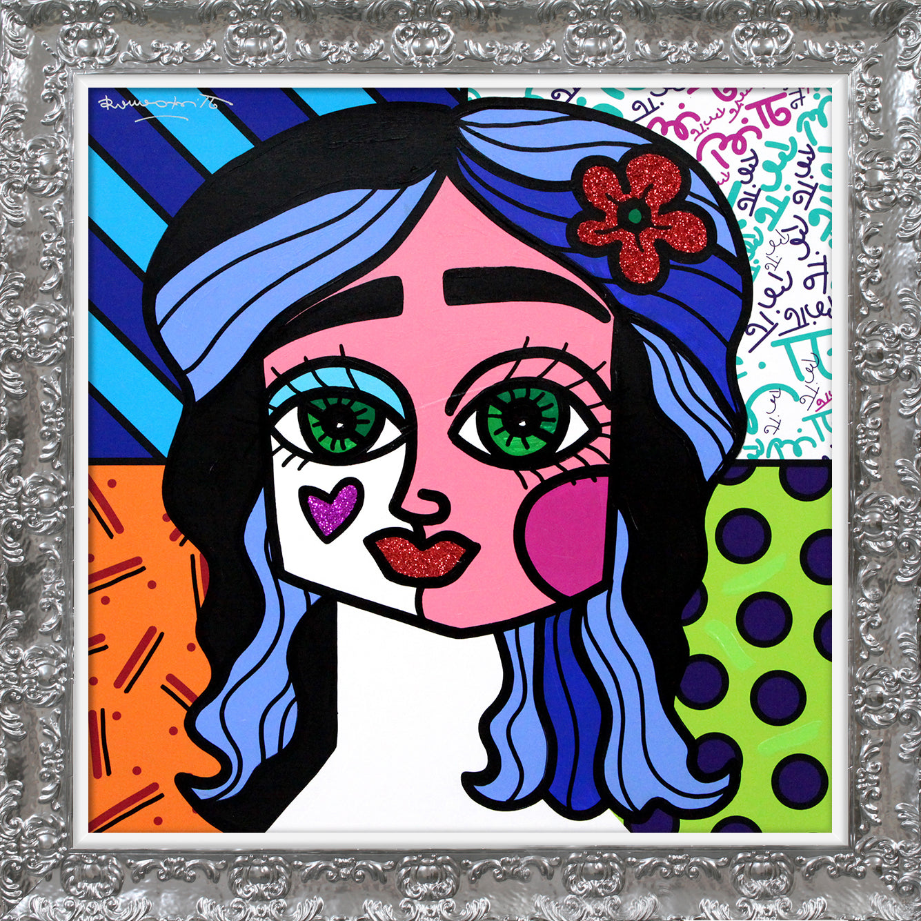 RED FLOWER - Original Painting