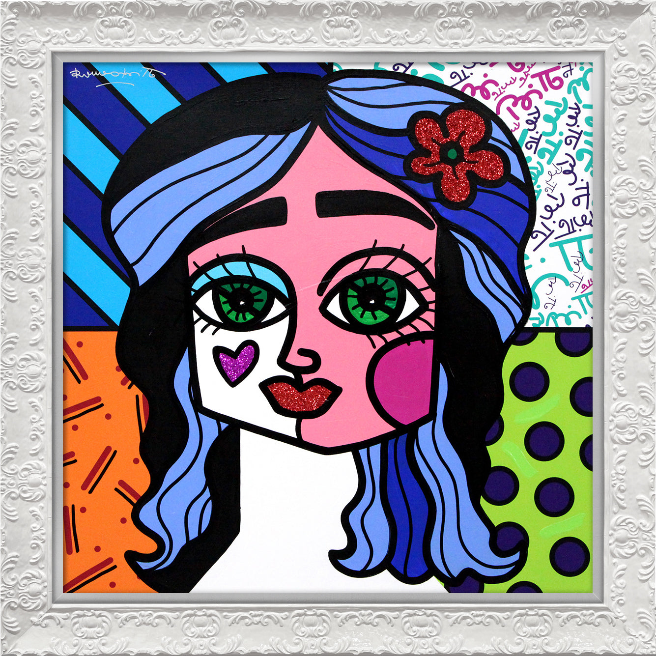 RED FLOWER - Original Painting