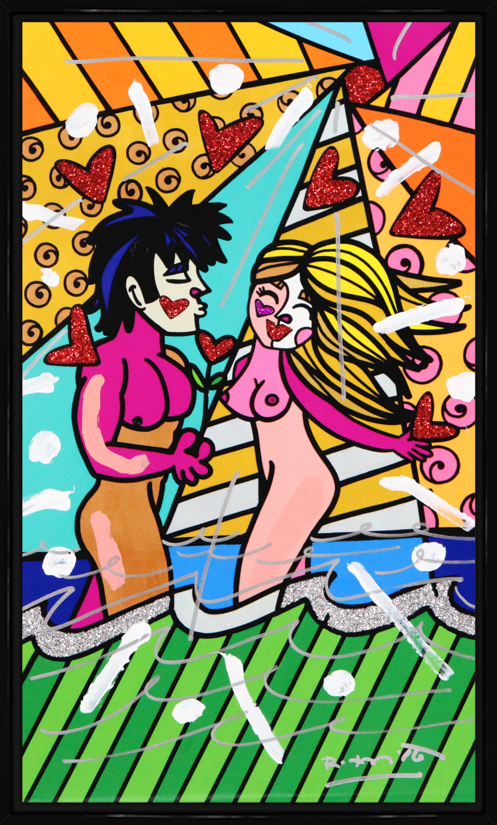 ADAM AND EVE - Mixed Media Original