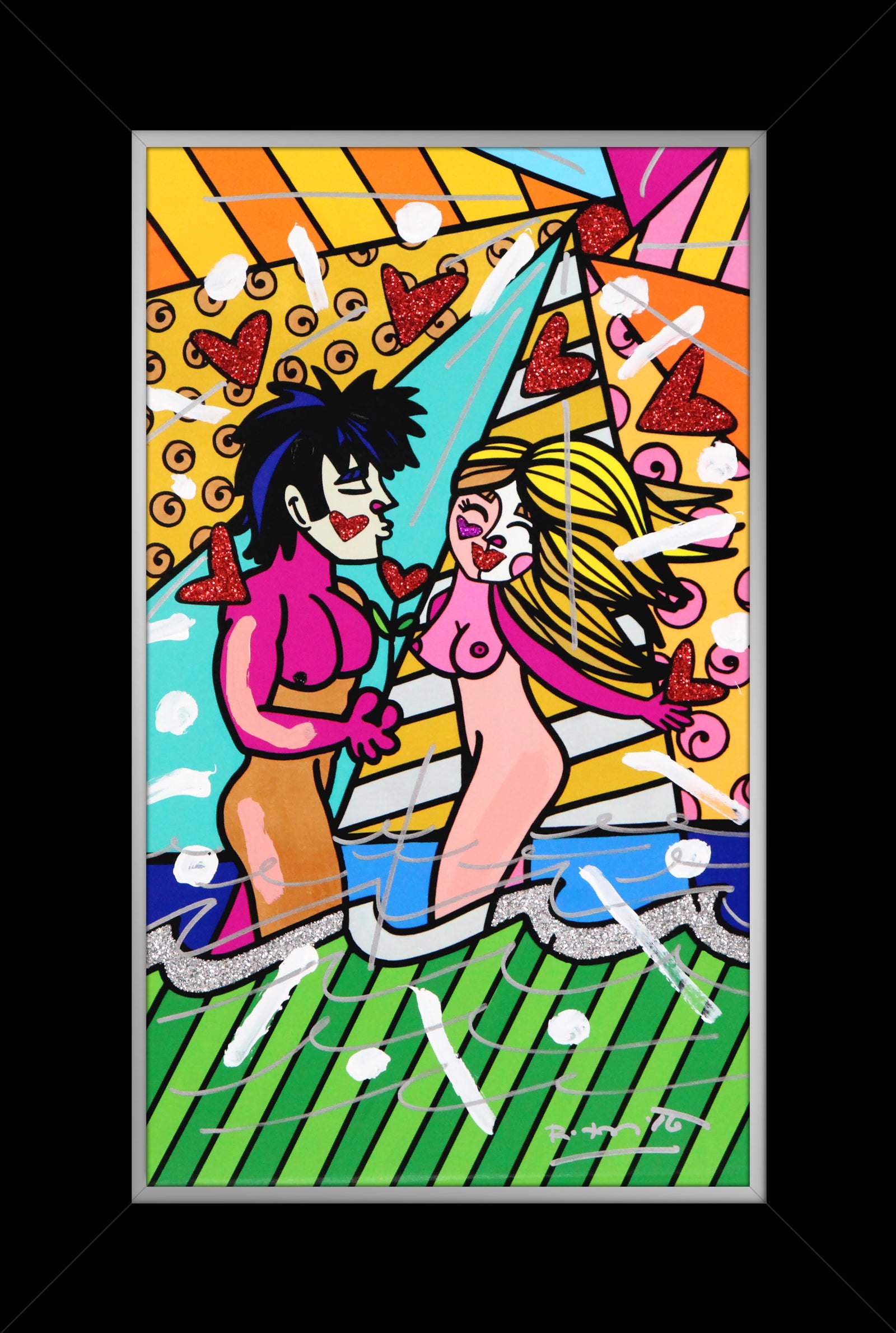 ADAM AND EVE - Mixed Media Original