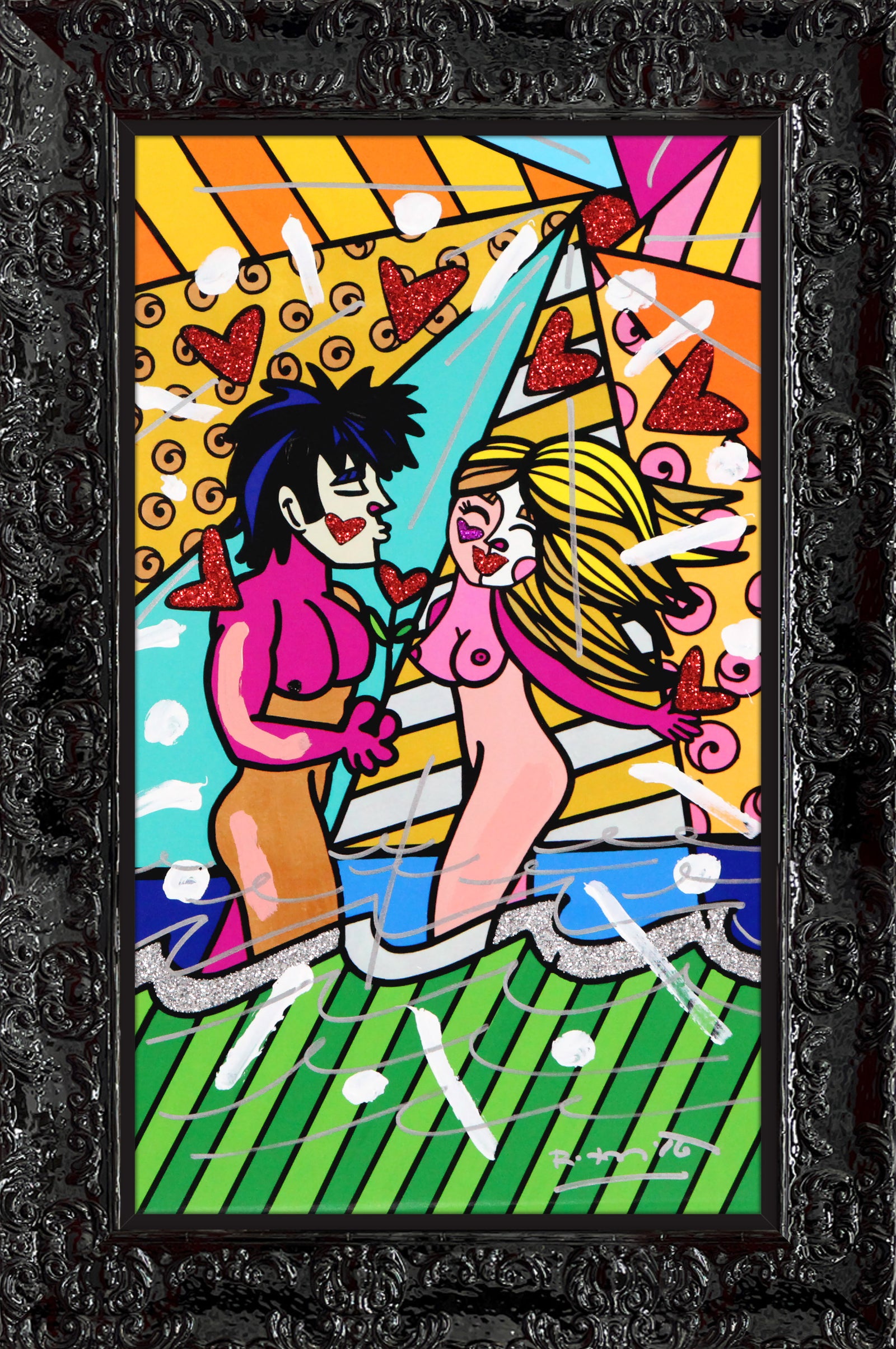 ADAM AND EVE - Mixed Media Original