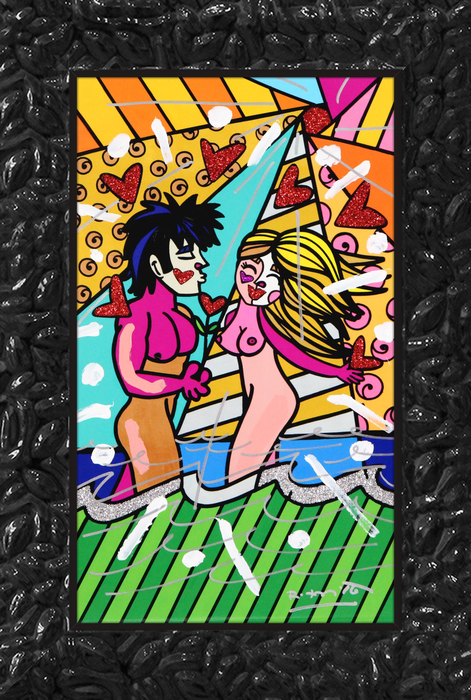 ADAM AND EVE - Mixed Media Original