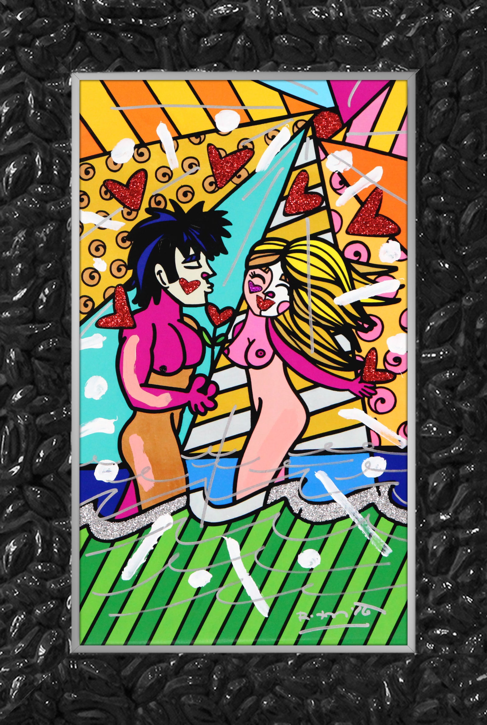 ADAM AND EVE - Mixed Media Original