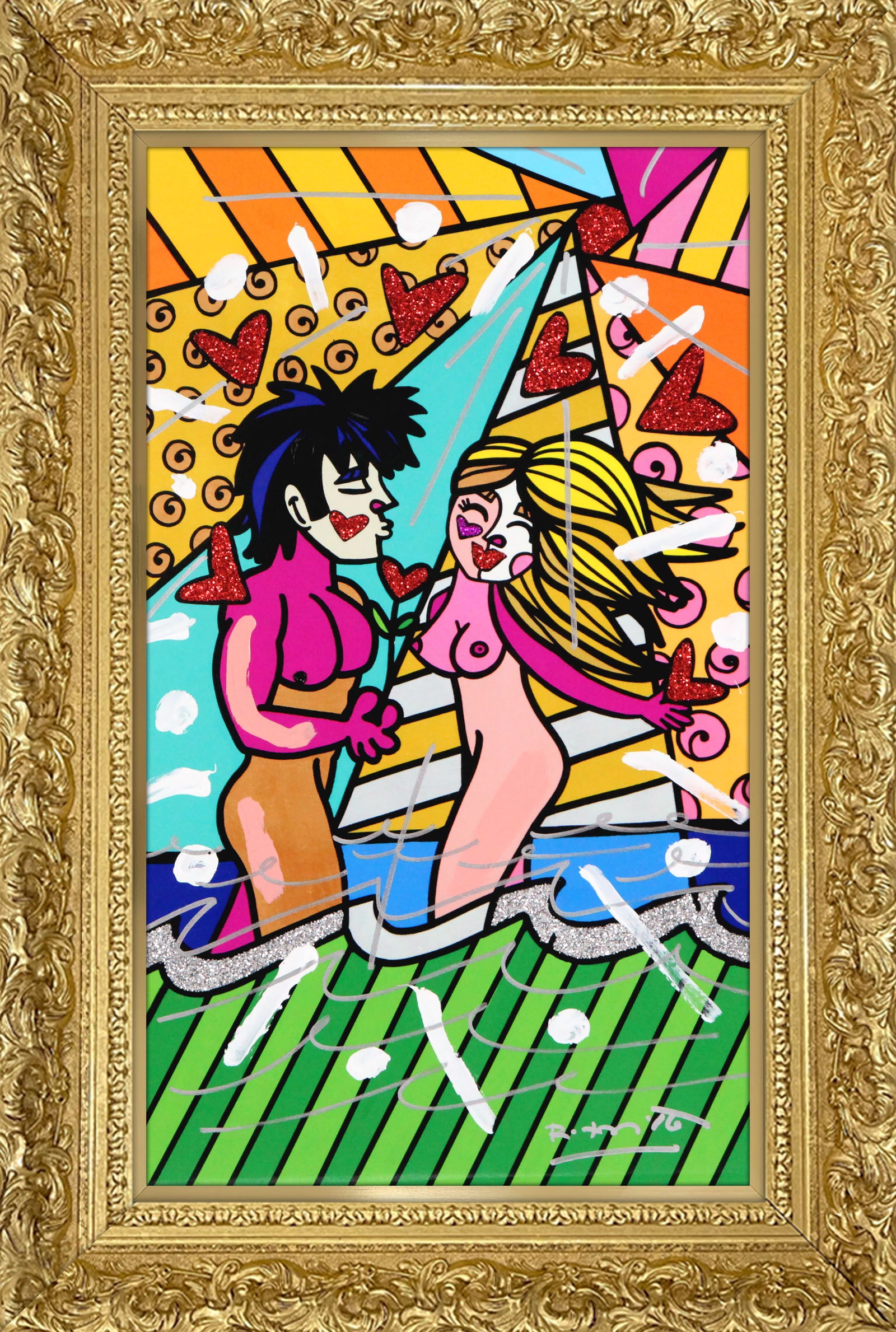 ADAM AND EVE - Mixed Media Original