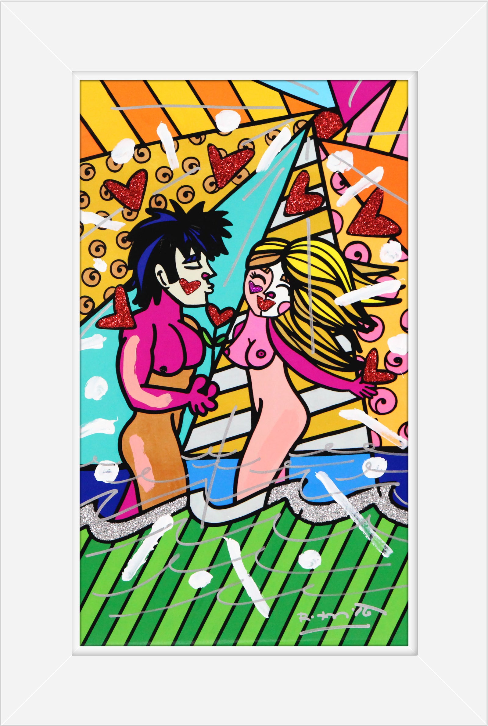 ADAM AND EVE - Mixed Media Original