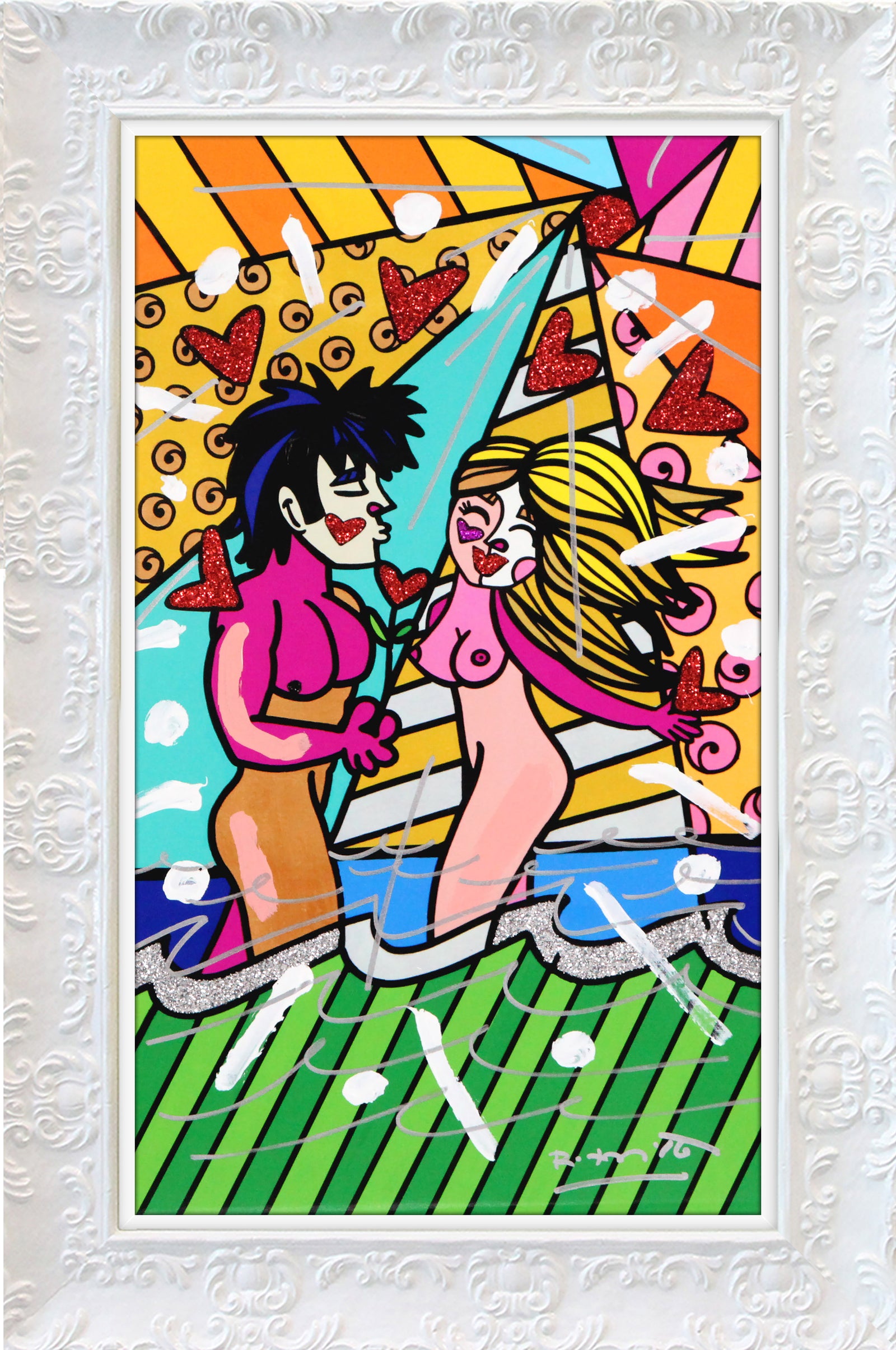 ADAM AND EVE - Mixed Media Original