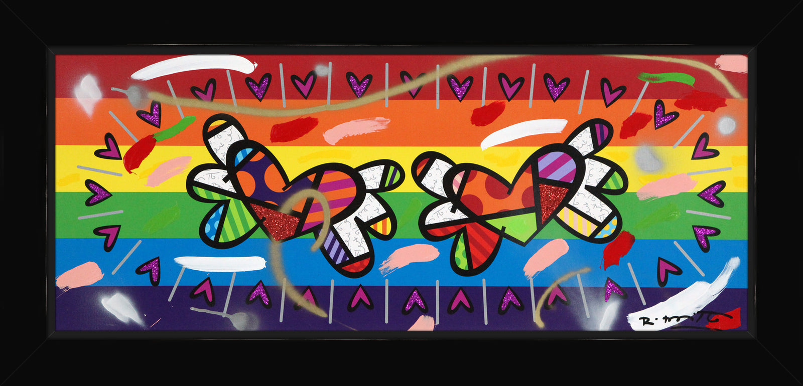 HAPPY - Mixed Media Original