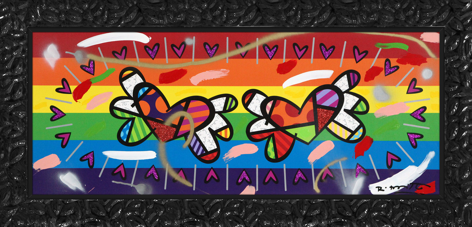 HAPPY - Mixed Media Original