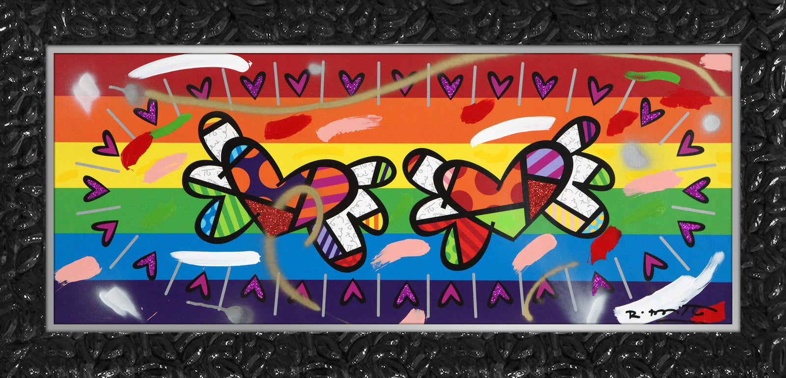 HAPPY - Mixed Media Original