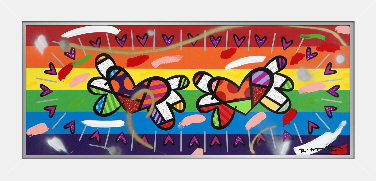 HAPPY - Mixed Media Original