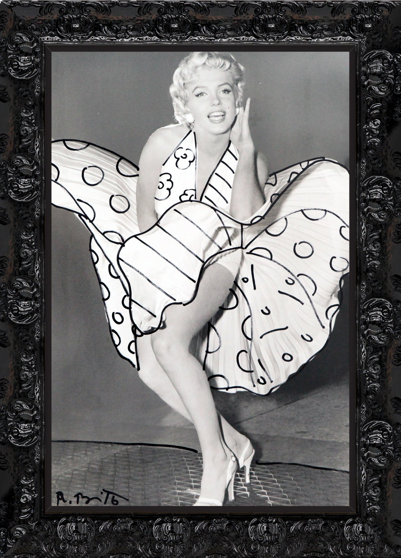 MARILYN MONROE - Mixed Media Original