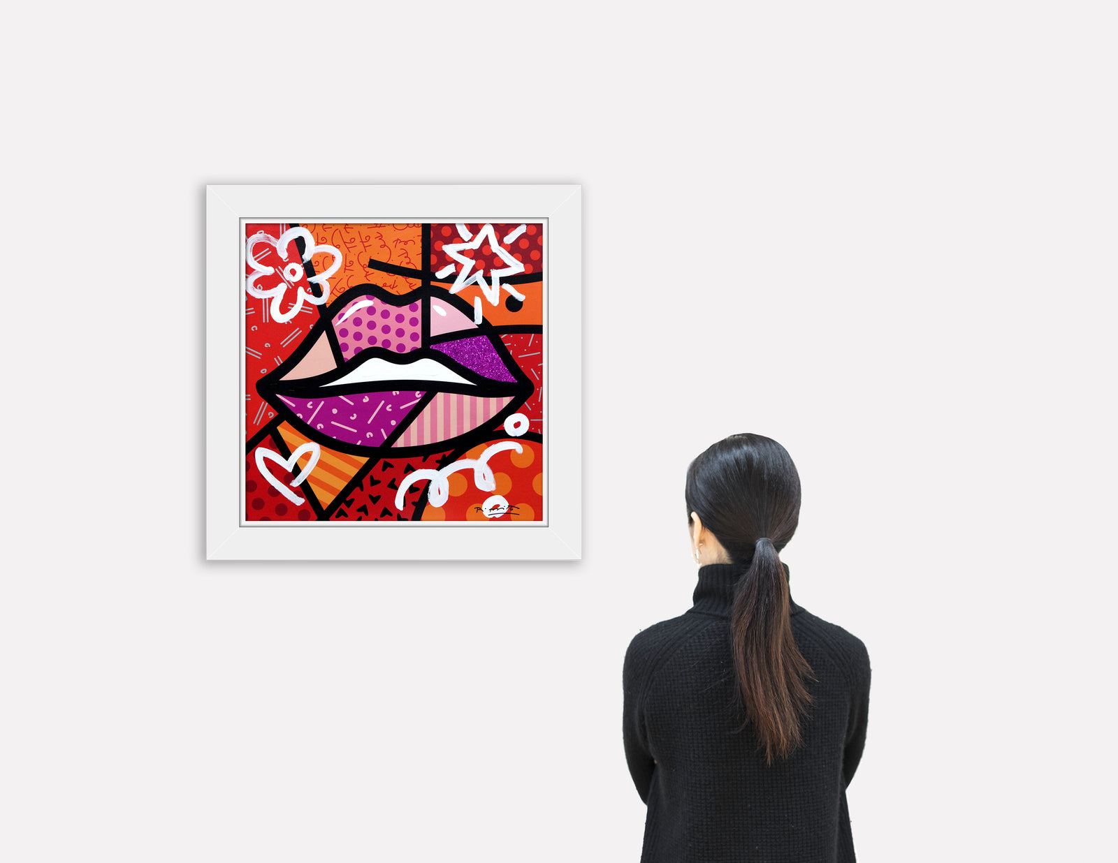 delicious mixed media original artistic colorful design collectible
