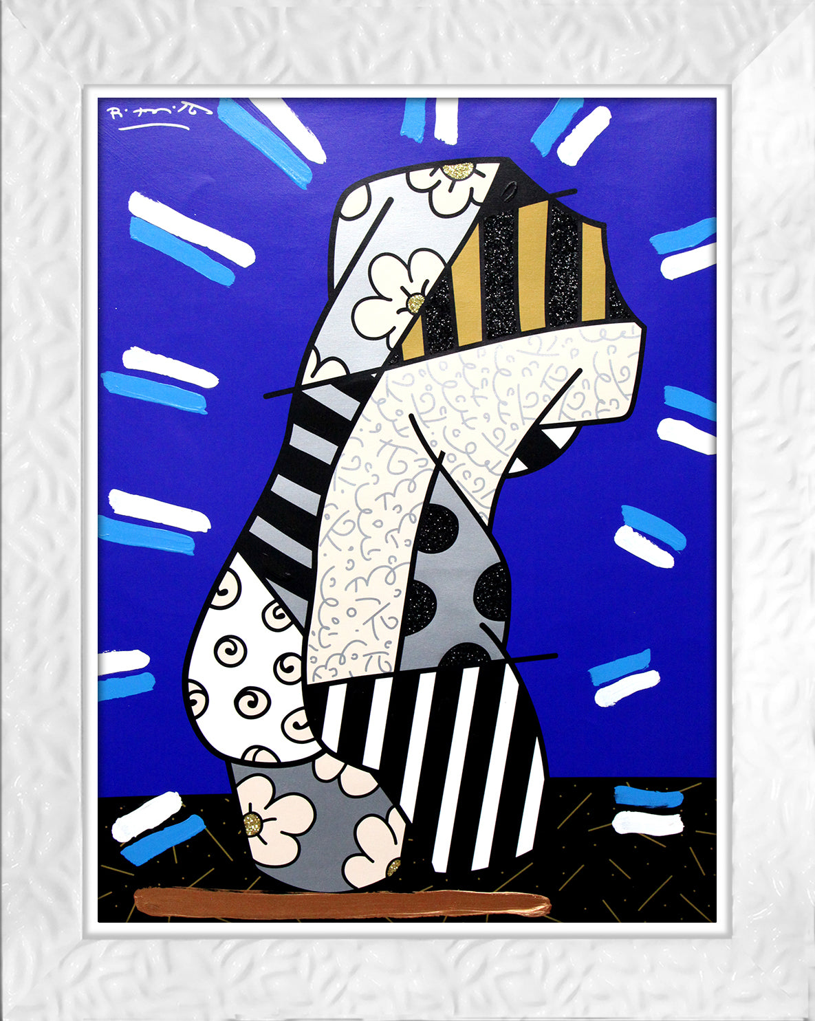 modern pop art modern classic mixed media original vibrant home decor