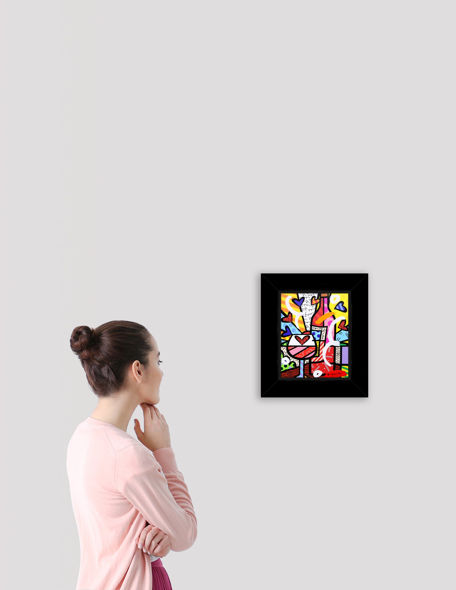 FOOD AND WINE - Mixed Media Original