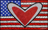 LOVE AMERICA -  Mixed Media Original