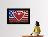 LOVE AMERICA -  Mixed Media Original