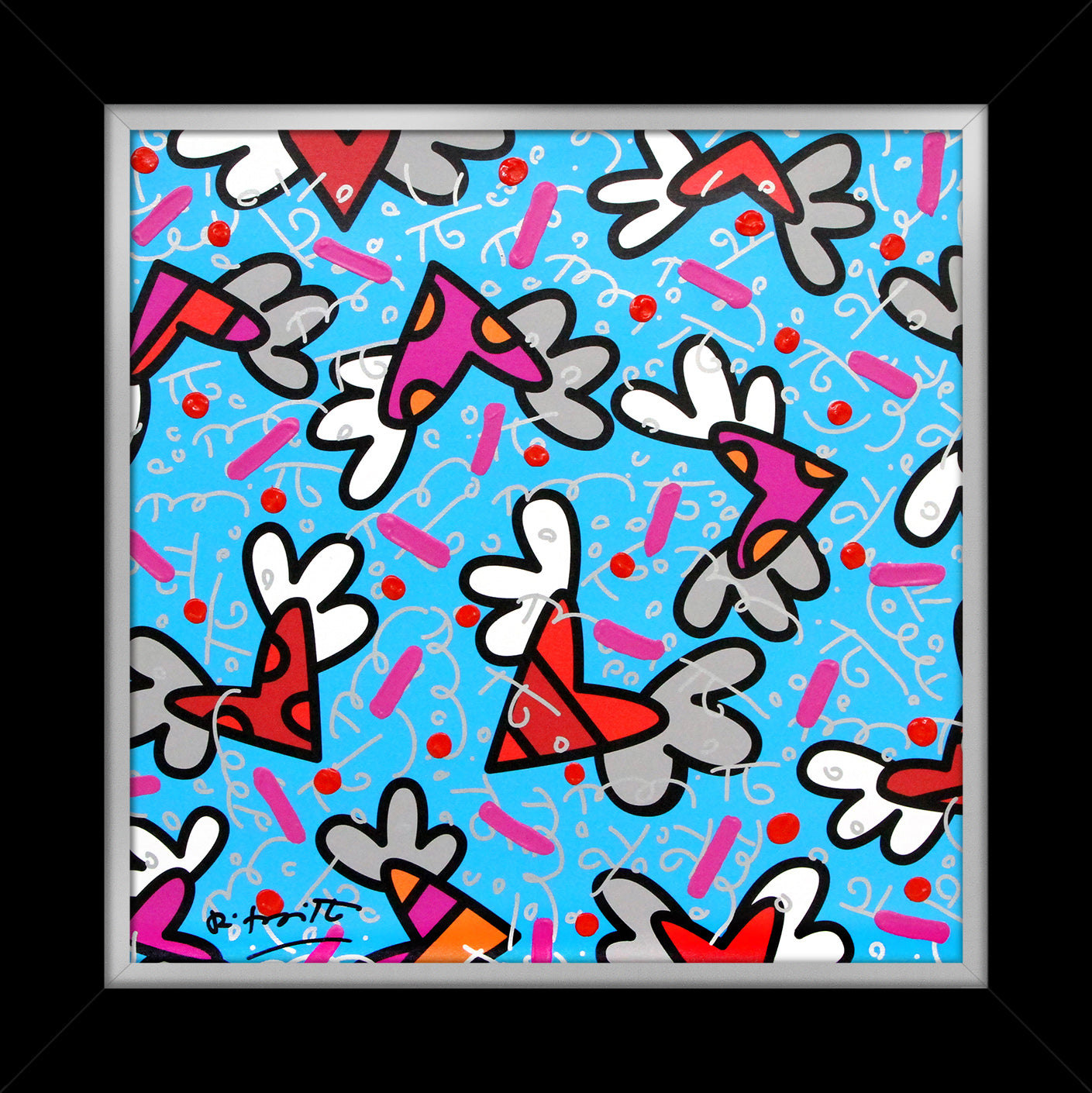 BLUE SKY - Mixed Media Original