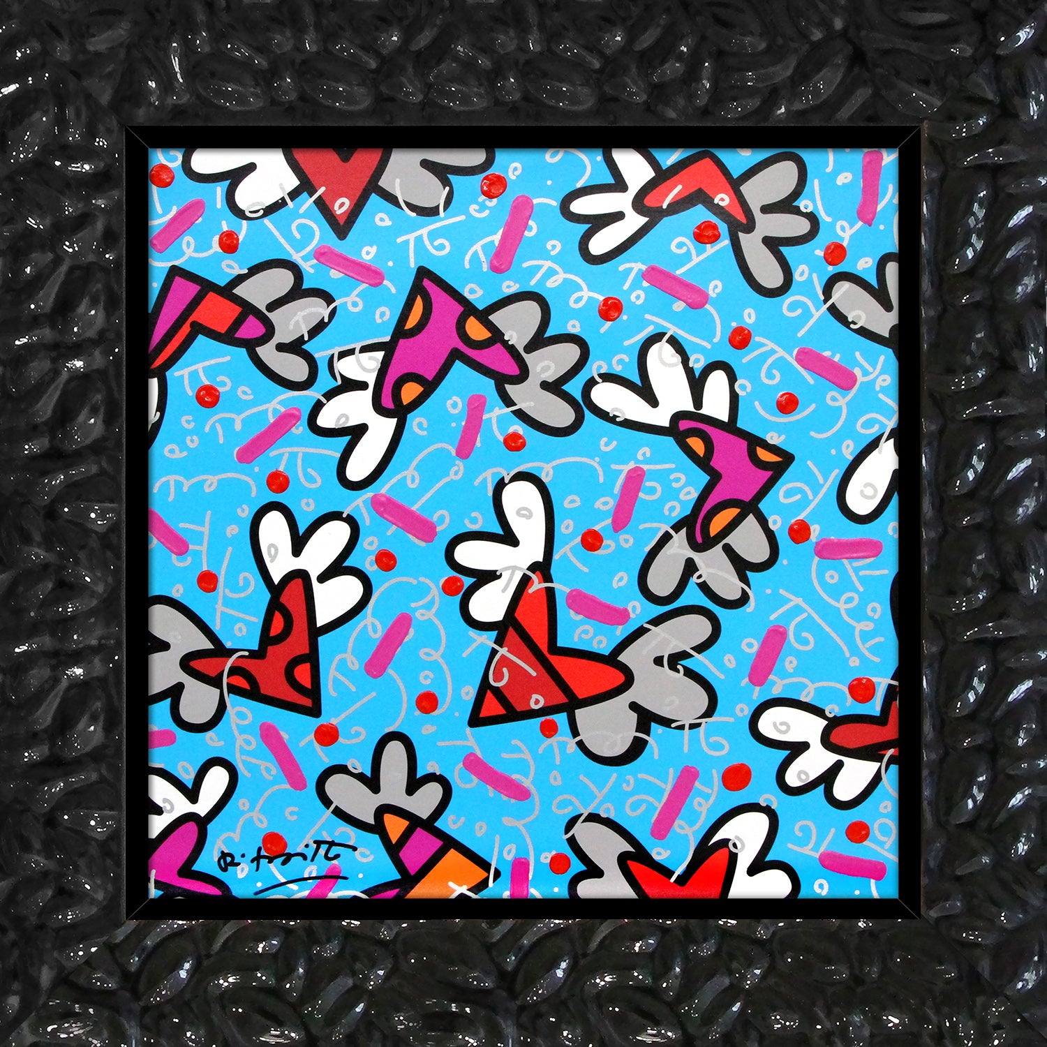 BLUE SKY - Mixed Media Original