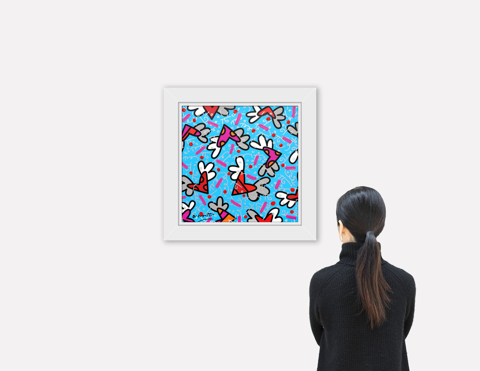 BLUE SKY - Mixed Media Original