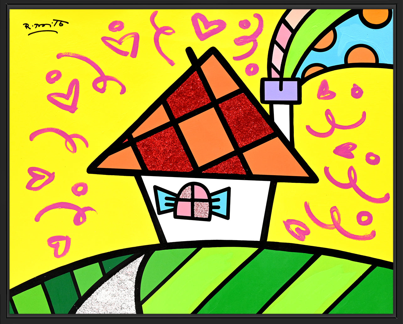 UP THE HILL - Mixed Media Original