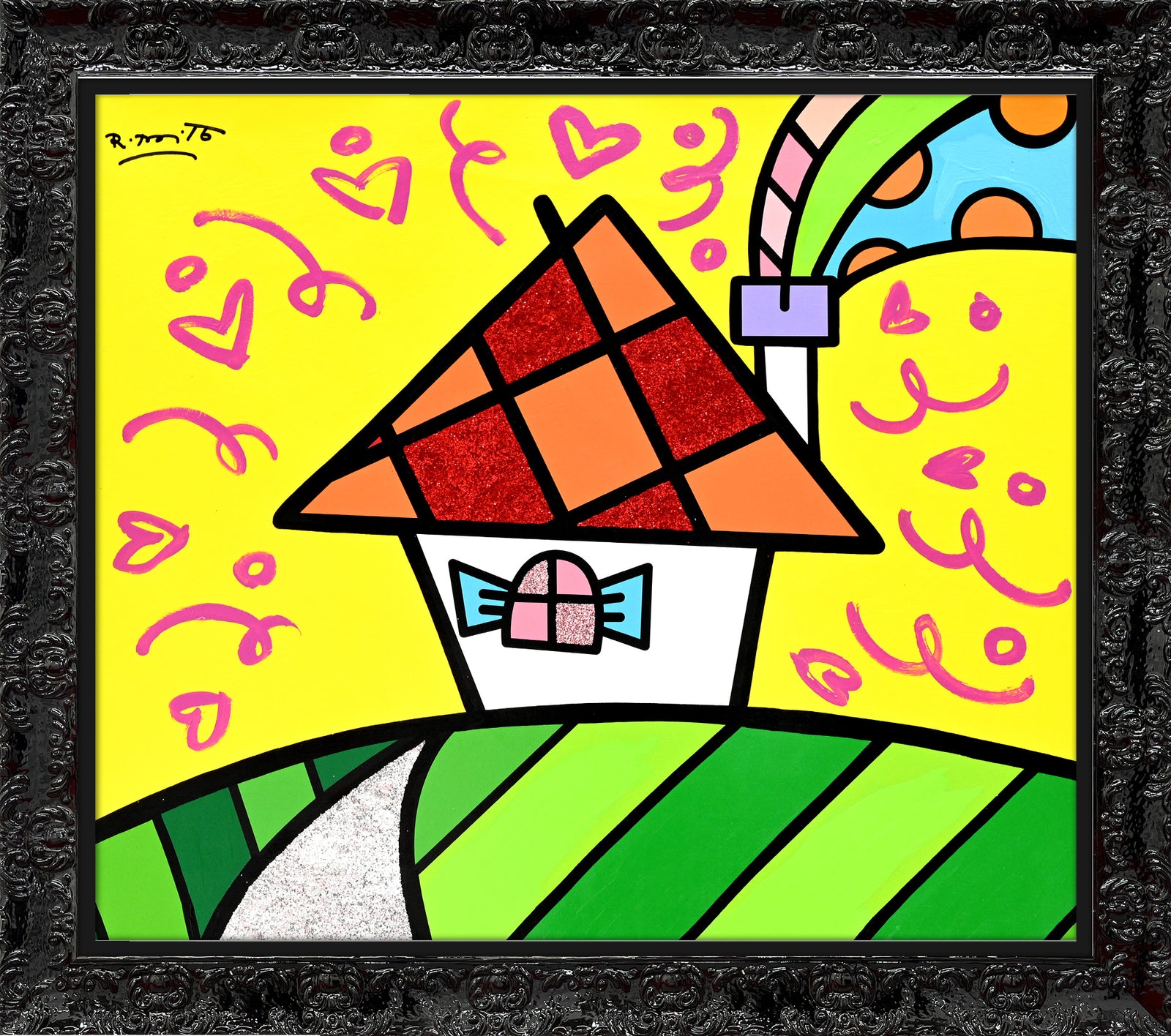 UP THE HILL - Mixed Media Original