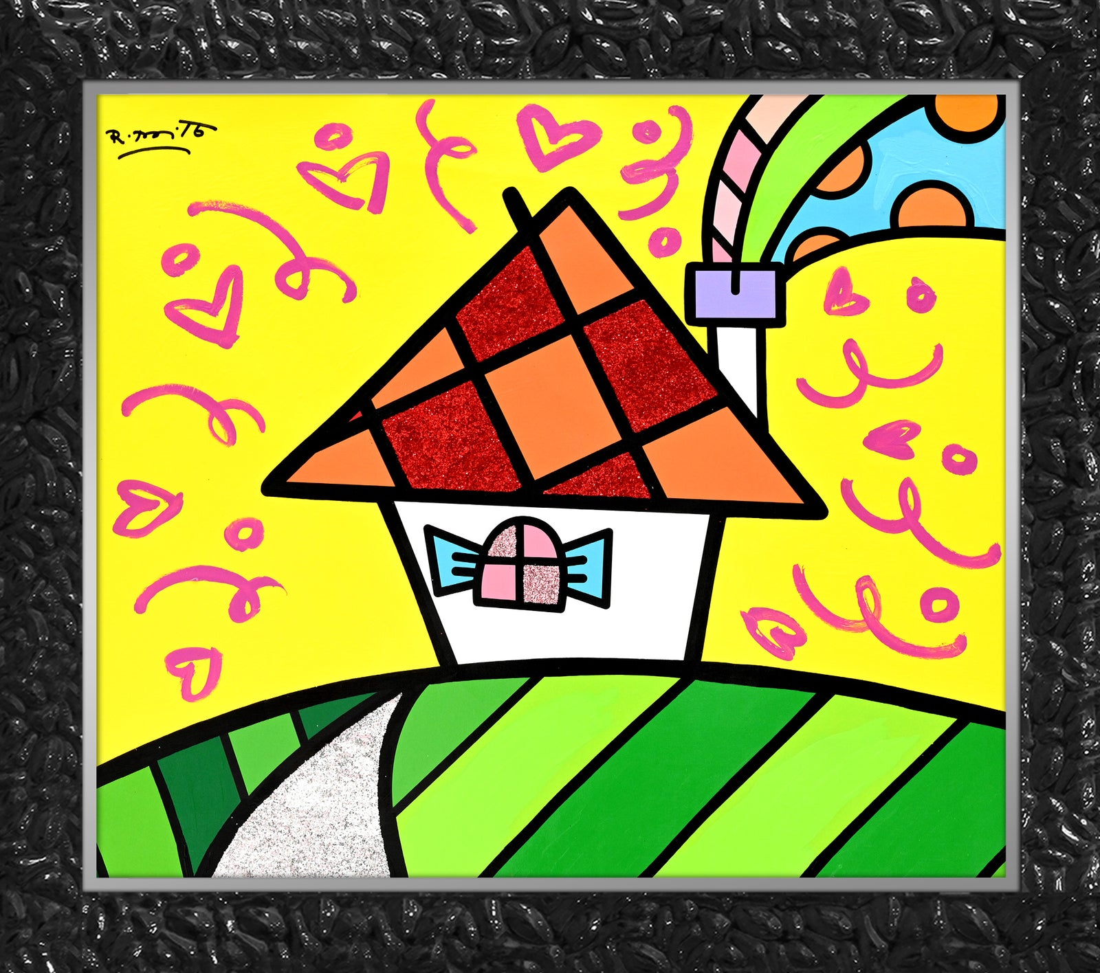 UP THE HILL - Mixed Media Original