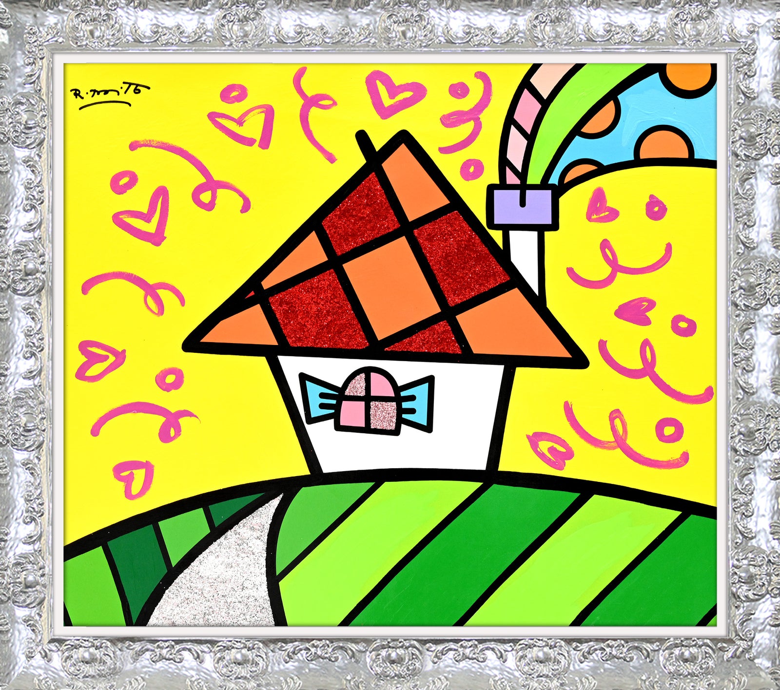 UP THE HILL - Mixed Media Original